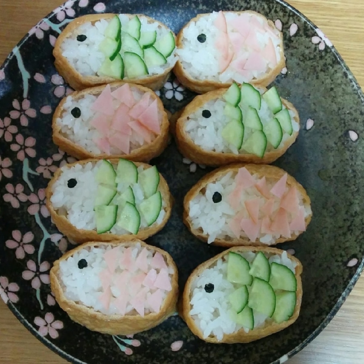 こいのぼりのおいなりさん レシピ 作り方 By あおあおまる 楽天レシピ こいのぼりのおいなりさん レシピ 作り方 By あおあおまる 楽天レシピ